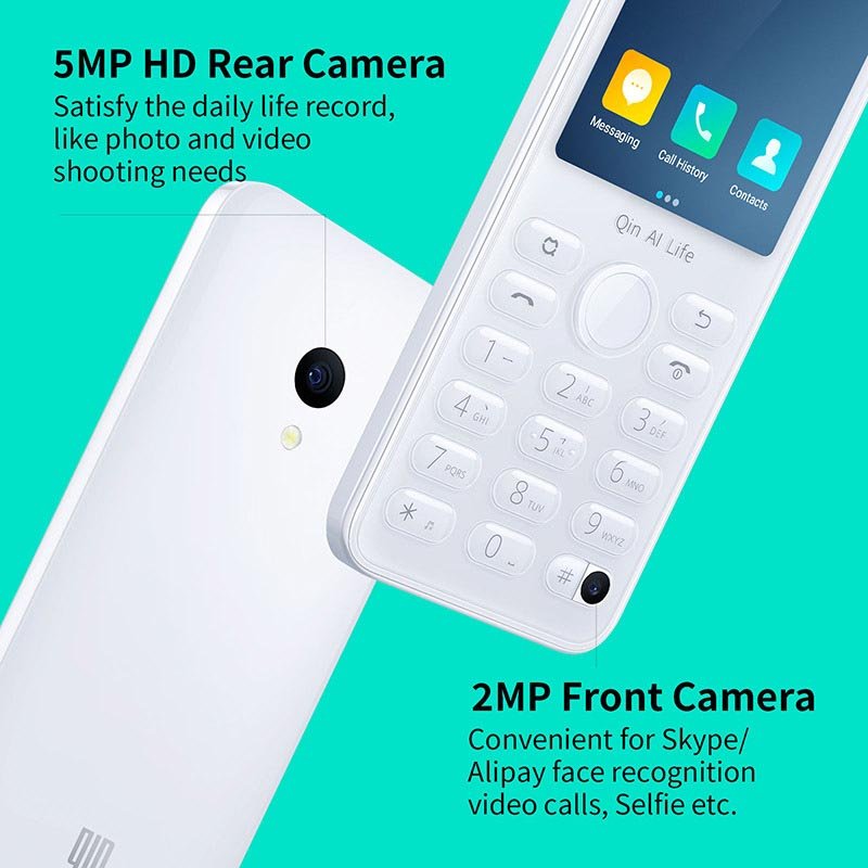 Qin F21 Pro 4G SmartPhone Wifi Touch Screen Smartphones 2.8Inch 3GB+32GB Bluetooth 5.0 Cellphone With Push Button Global Version